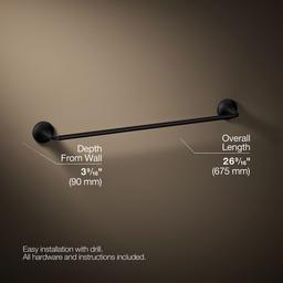 Kohler | Tone | Towel Bar - Matte Black - image 3