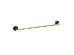 Kohler | Tone | Towel Bar - Matte Black With Brushed Moderne Brass - image 1