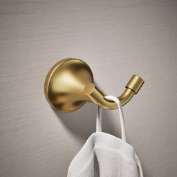 Kohler | Tone | Robe Hook - Vibrant Brushed Moderne Brass - image 2