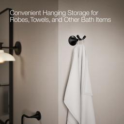 Kohler | Tone | Robe Hook - Matte Black - image 4