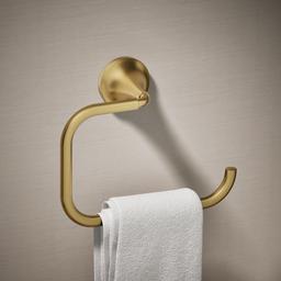 Kohler | Tone | Towel Ring - Vibrant Brushed Moderne Brass - image 2