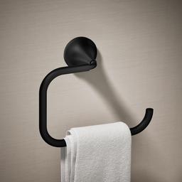 Kohler | Tone | Towel Ring - Matte Black - image 2