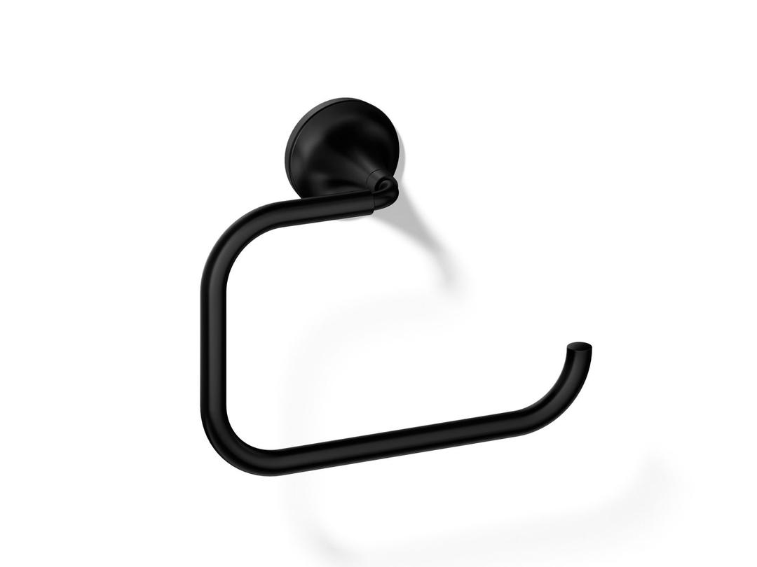 Kohler | Tone | Towel Ring - Matte Black by Kohler