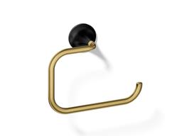 Kohler | Tone | Towel Ring - Matte Black With Brushed Moderne Brass - image 1