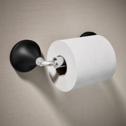 Kohler ToneE Pivoting toilet paper holder - Polished Chrome With Matte Black - image 2