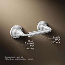 Kohler ToneE Pivoting toilet paper holder - Polished Chrome - image 3