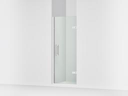 Kohler ComponentsE Frameless pivot shower door, 71-5/8'' H x 27-5/8 - 28-3/8'' W, with 3/8'' thick Crystal Clear glass - Bright Polished Silver - image 1