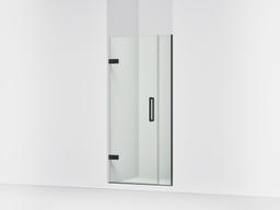 Kohler ComposedE Frameless pivot shower door, 71-9/16'' H x 33-5/8 - 34-3/8'' W, with 3/8'' thick Crystal Clear glass - Matte Black - image 1
