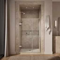 Kohler ComponentsE 71-3/4'' H pivot shower door with 3/8''-thick glass - Anodized Brushed Nickel - image 4