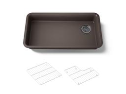 Kohler Cairn 33'' undermount single-bowl kitchen sink - Matte Brown - image 1