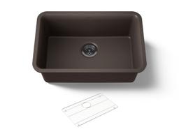 Kohler Cairn 27-1/2'' undermount single-bowl kitchen sink - Matte Brown - image 1