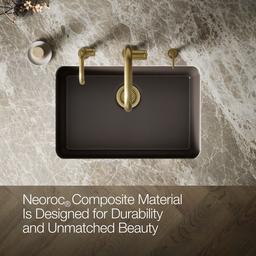 Kohler Cairn 27-1/2'' undermount single-bowl kitchen sink - Matte Brown - image 4