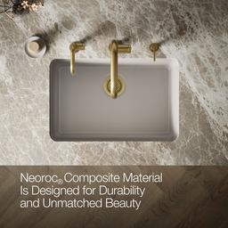 Kohler Cairn 27-1/2'' undermount single-bowl kitchen sink - Matte Taupe - image 4