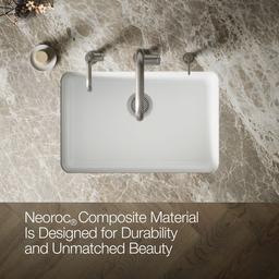 Kohler Cairn 27-1/2'' undermount single-bowl kitchen sink - Matte White - image 4