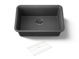 Kohler Cairn 27-1/2'' undermount single-bowl kitchen sink - Matte Graphite - image 1