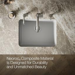 Kohler Cairn 24-1/2'' undermount single-bowl kitchen sink - Matte Grey - image 4