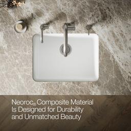 Kohler Cairn 24-1/2'' undermount single-bowl kitchen sink - Matte White - image 4