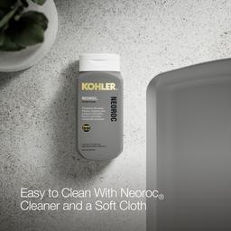 Kohler Kennon 33'' top-/undermount double-bowl kitchen sink - Matte Grey - image 4