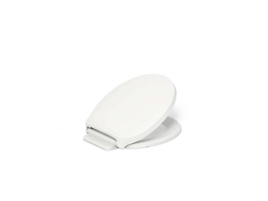 DriftE ReadyLatch Quiet-CloseE round-front toilet seat by Kohler