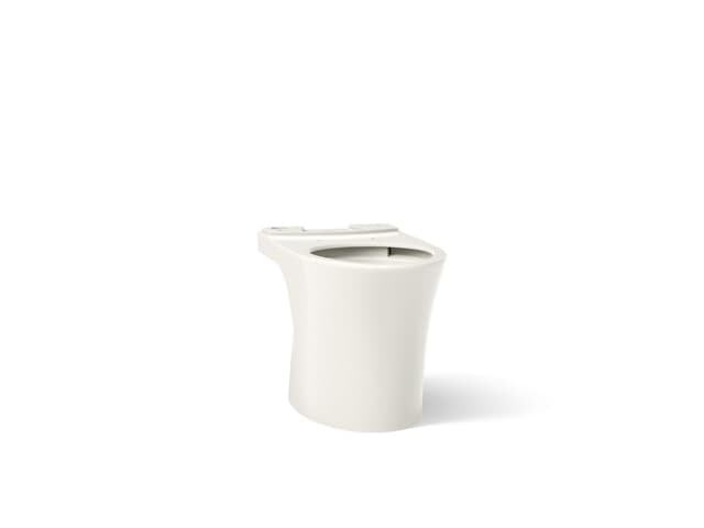 Kohler Veil Elongated toilet bowl with skirted trapway - Biscuit
