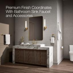 Kohler Veil Left-hand trip lever - Vibrant Brushed Moderne Brass - image 2