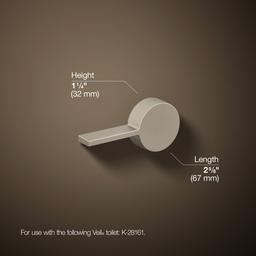 Kohler Veil Left-hand trip lever - Vibrant Brushed Nickel - image 3