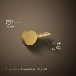 Kohler Veil Right-hand trip lever - Vibrant Brushed Moderne Brass - image 3