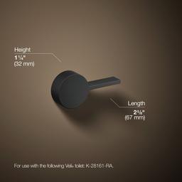 Kohler Veil Right-hand trip lever - Matte Black - image 3