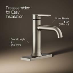 Kohler | Venza | Bathroom Sink Faucet - Vibrant Brushed Nickel - image 3