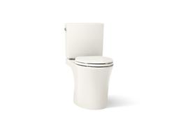 Kohler Veil Two-piece elongated toilet with skirted trapway, 1.28 gpf - Biscuit - image 1