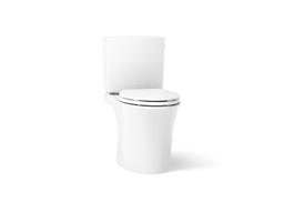 Kohler Veil Two-piece elongated toilet with skirted trapway, 1.28 gpf - White - image 1