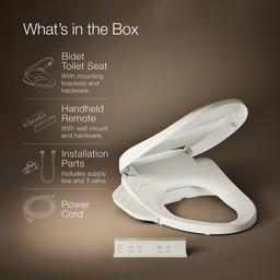 PureWash E725 Elongated bidet toilet seat with remote control - image 7