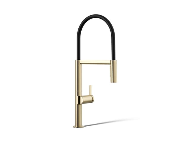 Kohler | Components | Articulating Kitchen Faucet - Vibrant French Gold