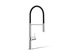 Components Semi-professional kitchen sink faucet with two-function sprayhead - image 1