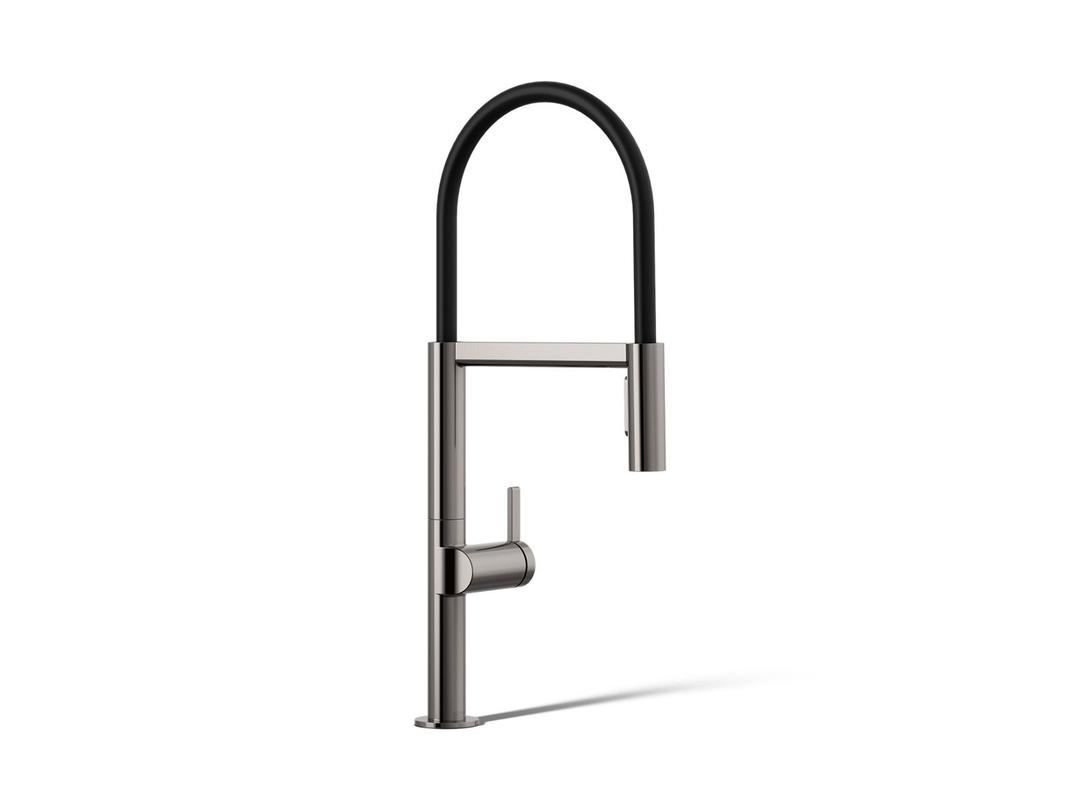 Components Semi-professional kitchen sink faucet with two-function sprayhead by Kohler