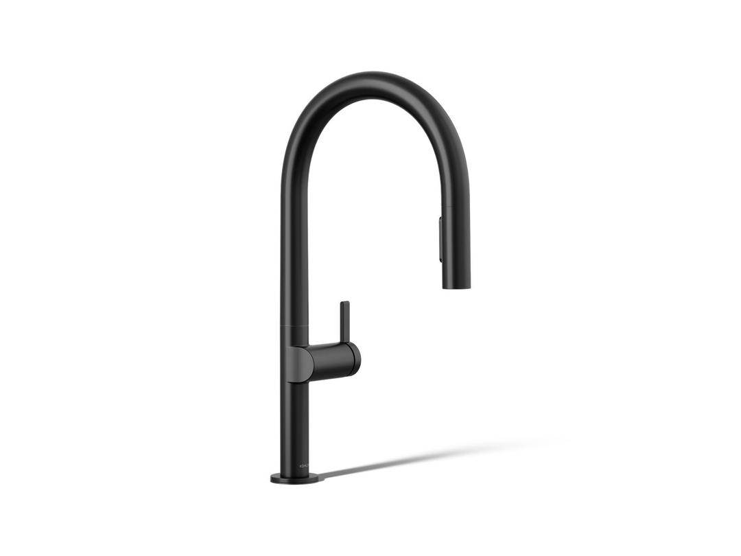 Kohler | Components | Pull Down Kitchen Faucet - Matte Black by Kohler