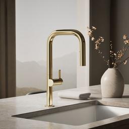 Kohler | Components | Pull Down Kitchen Faucet - Vibrant French Gold - image 2