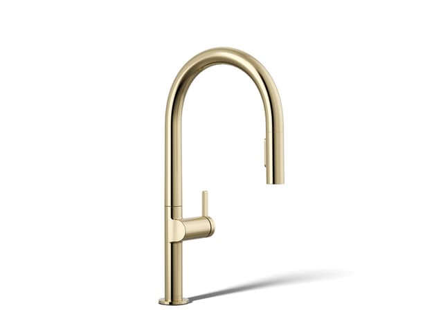 Kohler | Components | Deck Mounted Kitchen Faucet - Vibrant French Gold