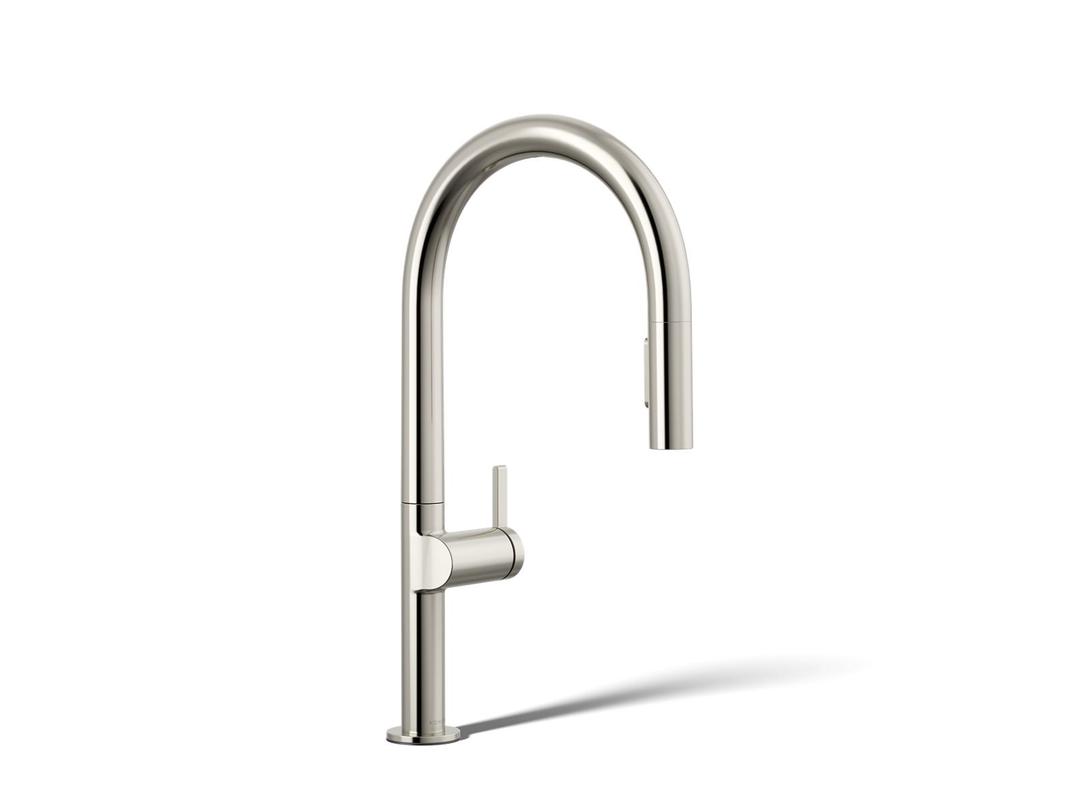 Kohler | Components | Deck Mounted Kitchen Faucet - Vibrant Polished Nickel by Kohler