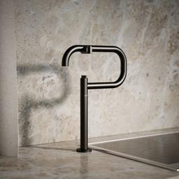 Components Deck-mount pot filler - Matte Black - image 2