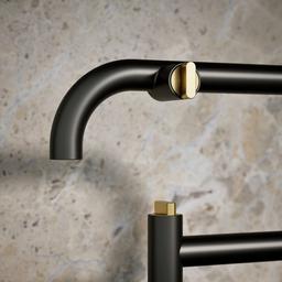 Components Deck-mount pot filler - Matte Black With Brushed Moderne Brass - image 4