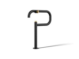 Components Deck-mount pot filler - Matte Black With Brushed Moderne Brass - image 1