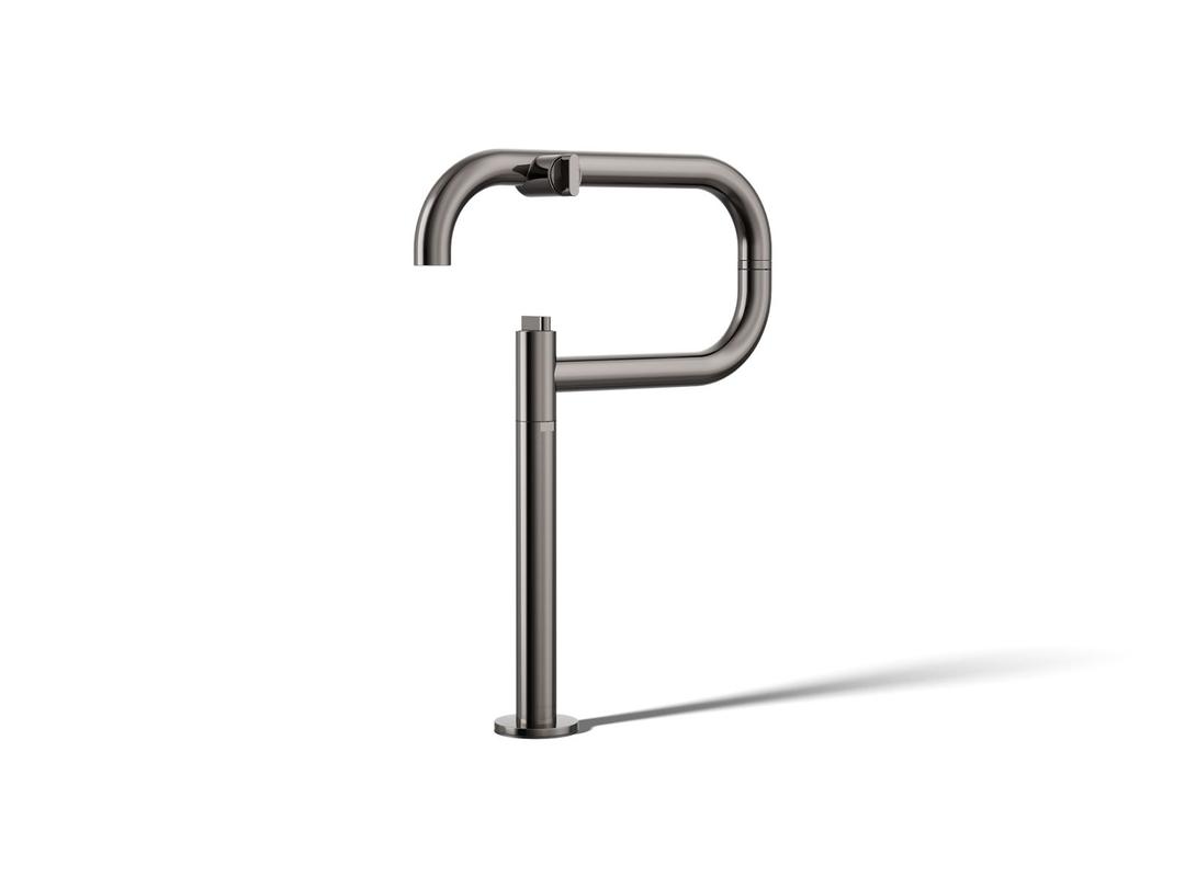 Kohler Components Deck-mount pot filler - Vibrant Titanium by Kohler