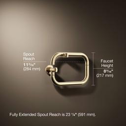 Kohler Components Wall-mount pot filler - Vibrant French Gold - image 3