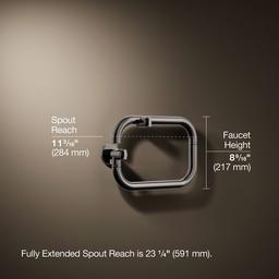 Kohler Components Wall-mount pot filler - Vibrant Titanium - image 3