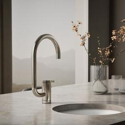 Kohler Components Single-handle bar sink faucet with two-function extended-reach spout - Vibrant Polished Nickel - image 2