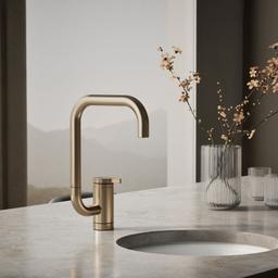 Kohler Components Single-handle bar sink faucet with two-function extended-reach spout - Vibrant Brushed Bronze - image 2