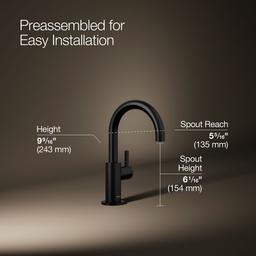 Kohler Components Beverage faucet - Matte Black - image 3