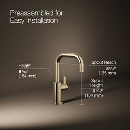 Kohler Components Beverage faucet - Vibrant French Gold - image 3