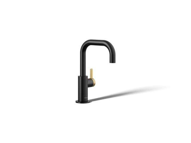 Kohler Components Beverage faucet - Matte Black With Brushed Moderne Brass
